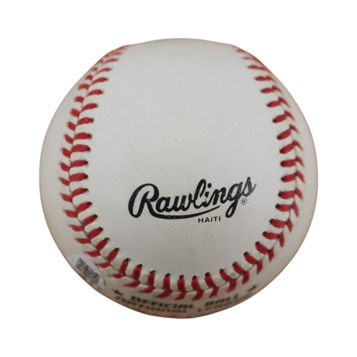 Bobby Thomson Ralph Branca Giants Dual Signed ONL Baseball JSA COA