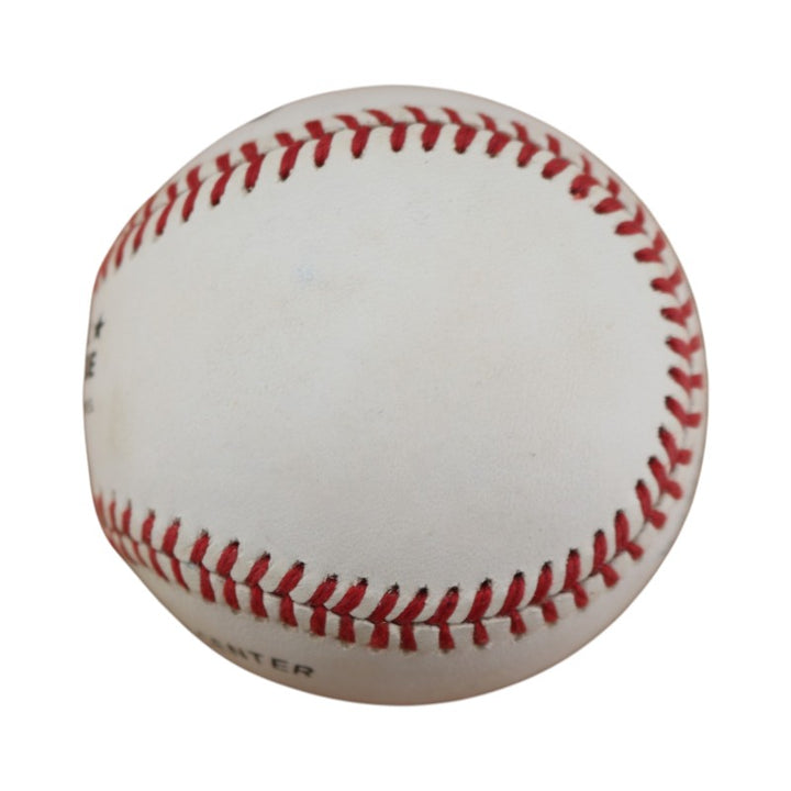 Bobby Thomson Ralph Branca Giants Dual Signed ONL Baseball JSA COA