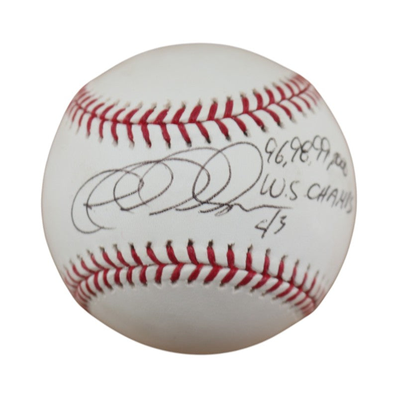 Jeff Nelson New York Yankees Autographed Inscribed OMLB Baseball JSA COA