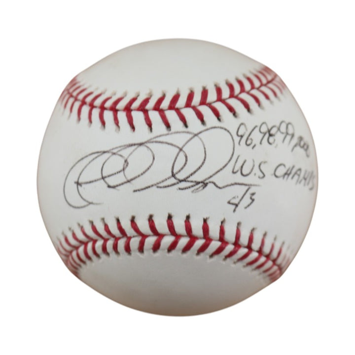 Jeff Nelson New York Yankees Autographed Inscribed OMLB Baseball JSA COA