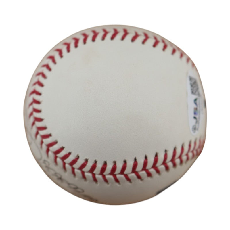 Jeff Nelson New York Yankees Autographed Inscribed OMLB Baseball JSA COA