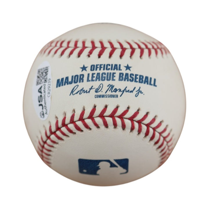 Jeff Nelson New York Yankees Autographed Inscribed OMLB Baseball JSA COA