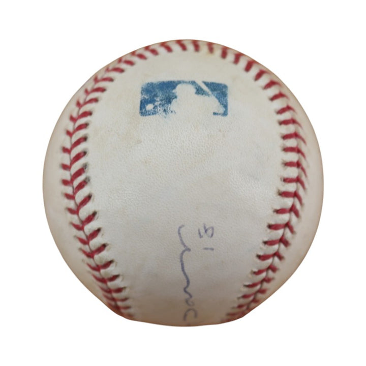 Johnny Damon New York Yankees Autographed OMLB Baseball JSA COA
