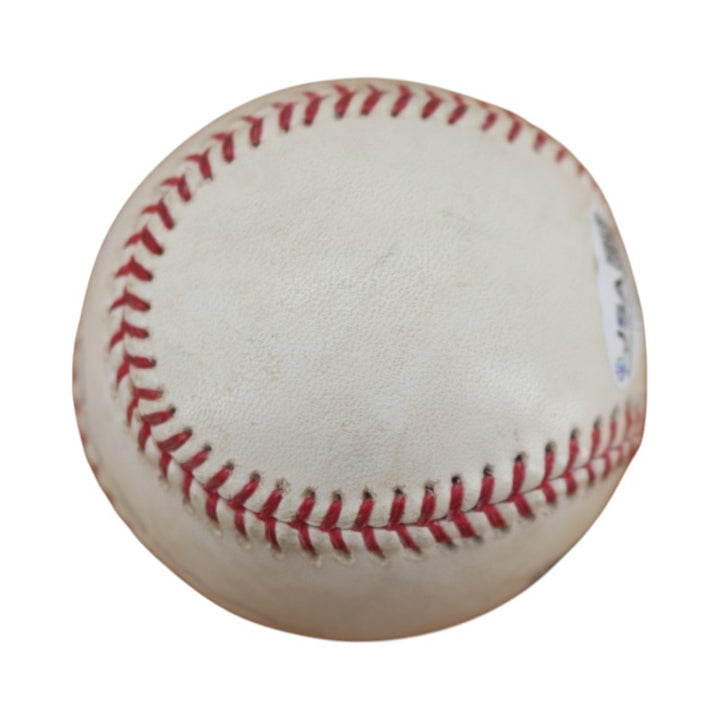Johnny Damon New York Yankees Autographed OMLB Baseball JSA COA