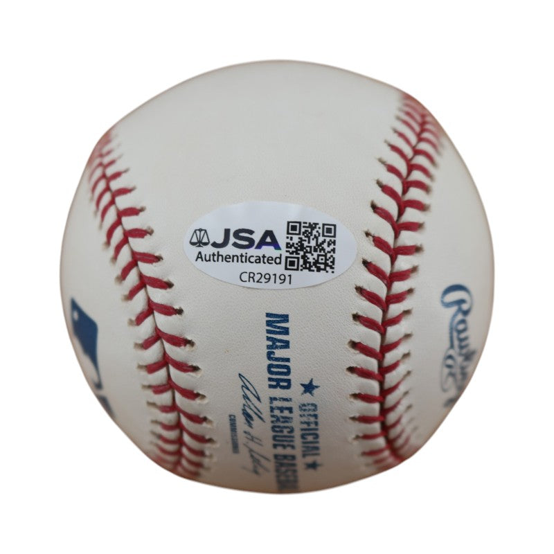 Troy Tulowitzki Colorodo Rockies Autographed OMLB Baseball JSA COA