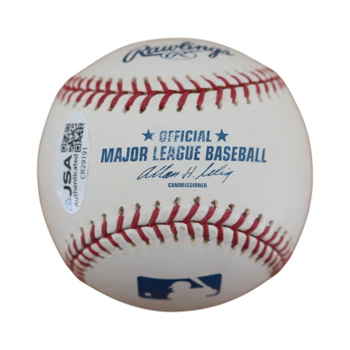 Troy Tulowitzki Colorodo Rockies Autographed OMLB Baseball JSA COA
