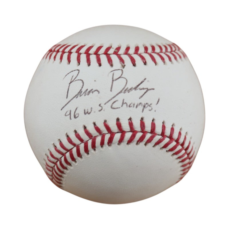 Brain Boehringer New York Yankees Autographed Inscribed OMLB Baseball JSA COA