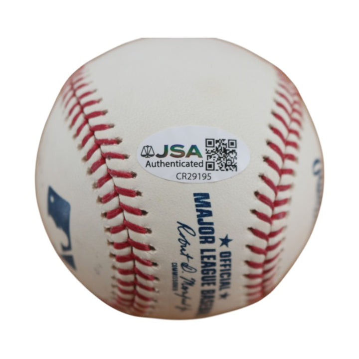 Brain Boehringer New York Yankees Autographed Inscribed OMLB Baseball JSA COA
