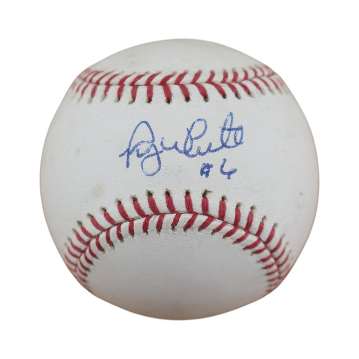 Roy White New York Yankees Autographed OMLB Baseball JSA COA