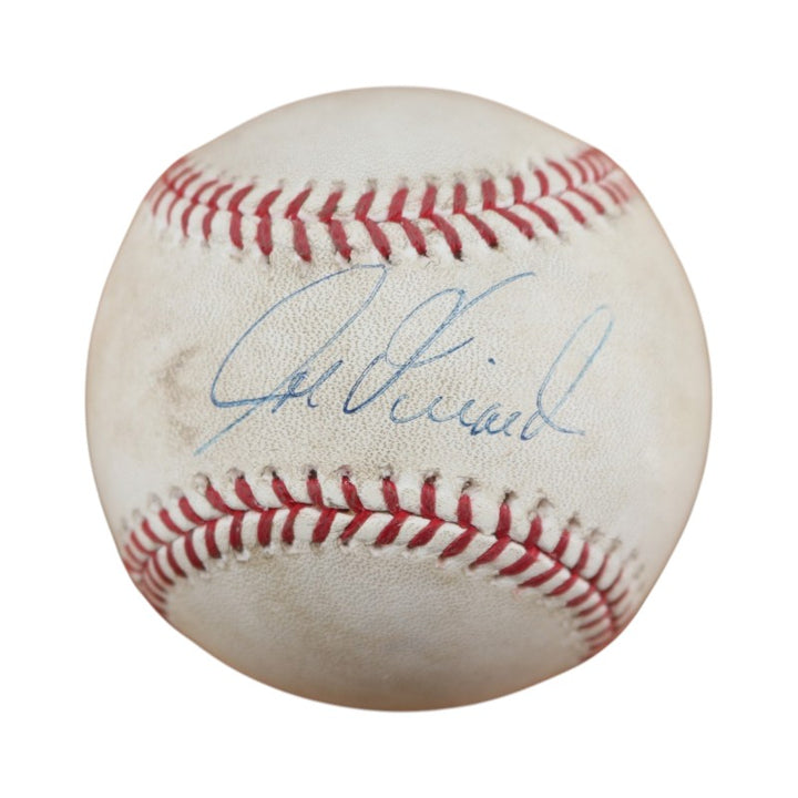 Joe Girardi New York Yankees Autographed OMLB Baseball JSA COA