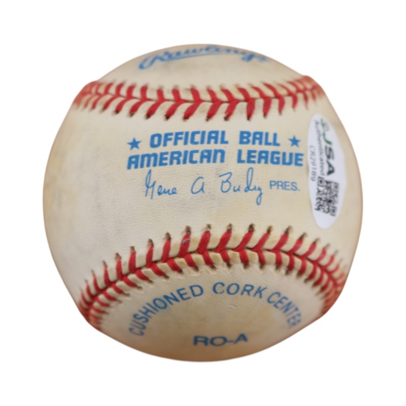 Bobby Shantz New York Yankees Autographed Inscribed OAL Baseball JSA COA
