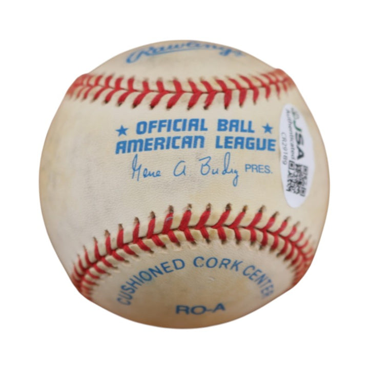 Bobby Shantz New York Yankees Autographed Inscribed OAL Baseball JSA COA