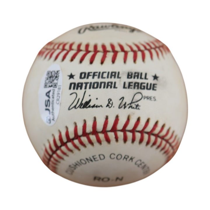 Darryl Strawberry New York Mets Autographed ONL Baseball JSA COA