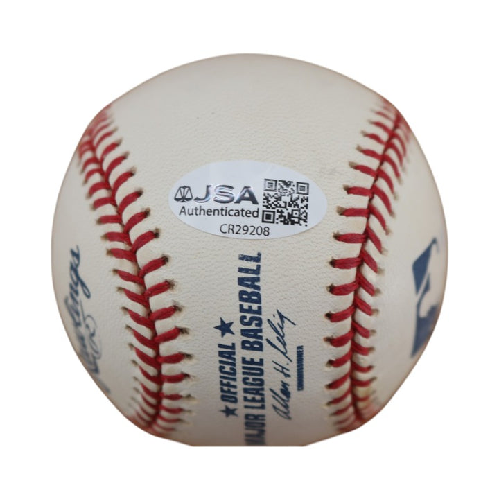 Clete Boyer New York Yankees Autographed Inscribed OMLB Baseball JSA COA