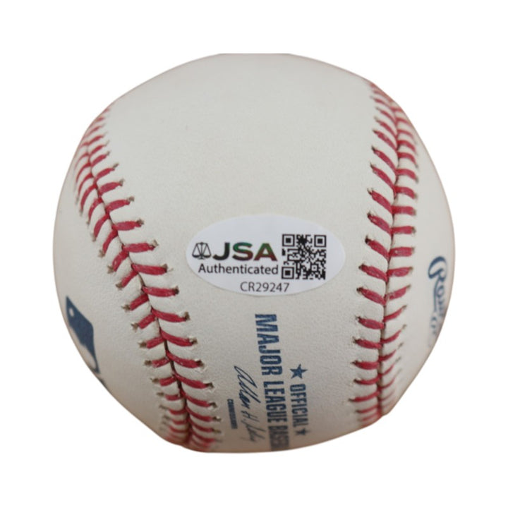 Shane Spencer New York Yankees Autographed OMLB Baseball JSA COA