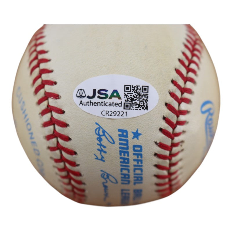 Bobby Murcer New York Yankees Autographed OAL Baseball JSA COA