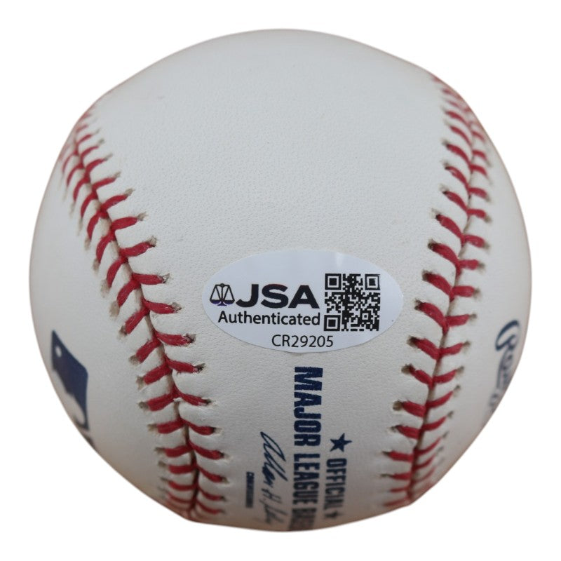 Joe Girardi New York Yankees Autographed Inscribed OMLB Baseball JSA COA