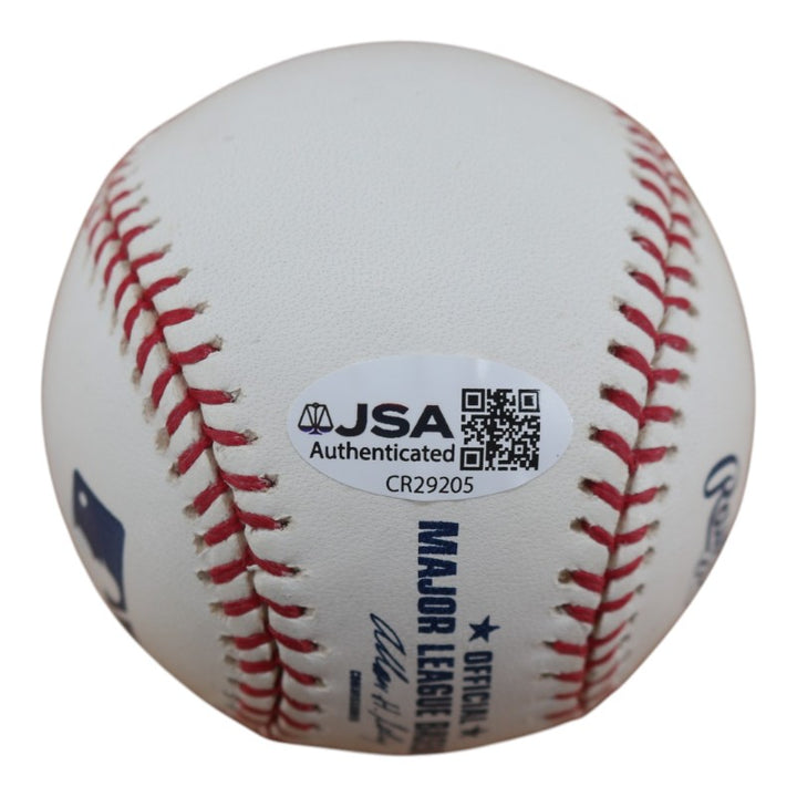 Joe Girardi New York Yankees Autographed Inscribed OMLB Baseball JSA COA