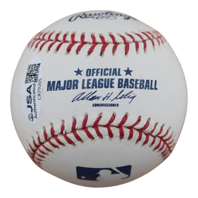 Joe Girardi New York Yankees Autographed Inscribed OMLB Baseball JSA COA