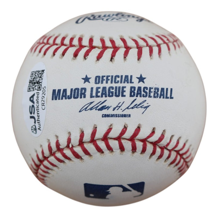 Joe Girardi New York Yankees Autographed Inscribed OMLB Baseball JSA COA