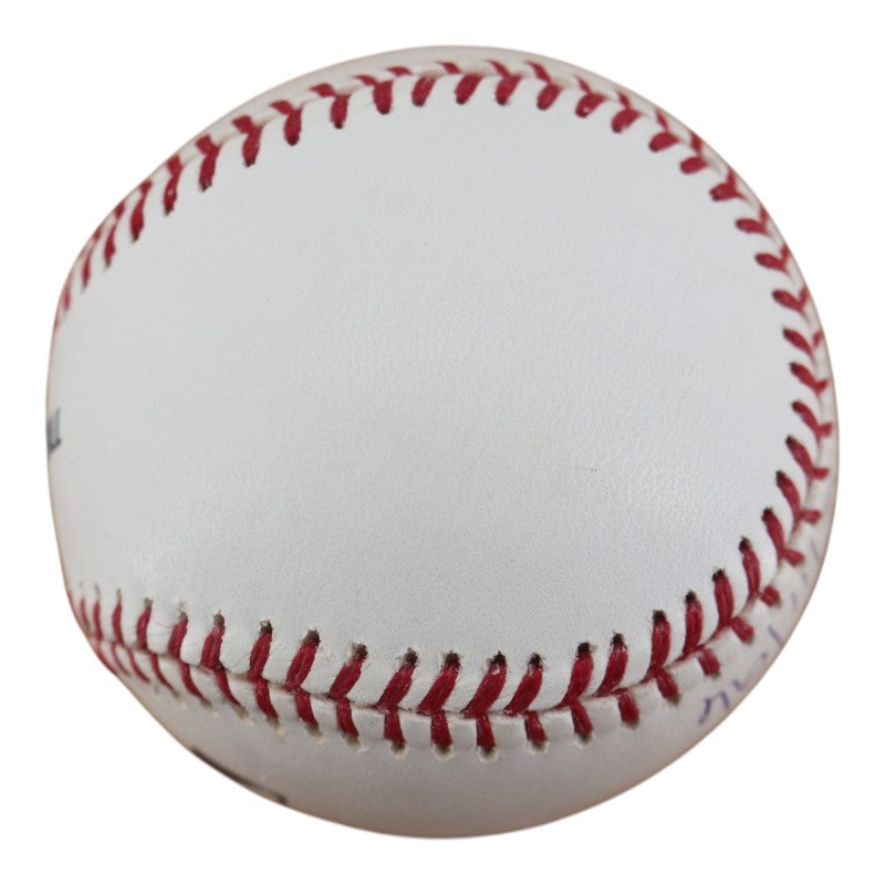 Al Leiter Florida Marlins Autographed Inscribed OMLB Baseball JSA  COA