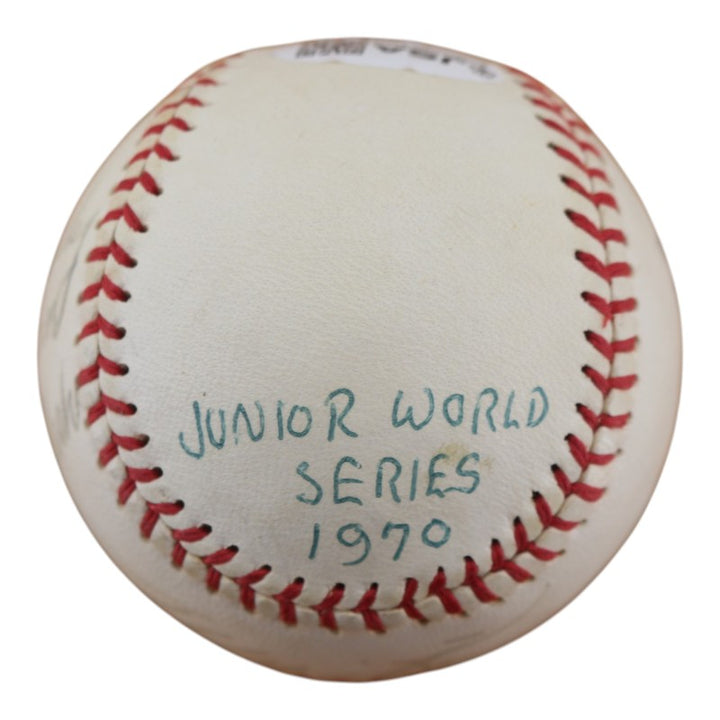 Allie Reynolds Yankees Indians Autographed Personalized OIL JSA COA
