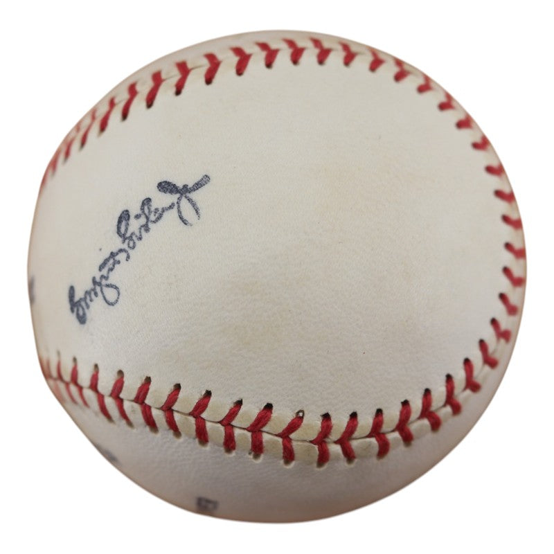 Allie Reynolds Yankees Indians Autographed Personalized OIL JSA COA