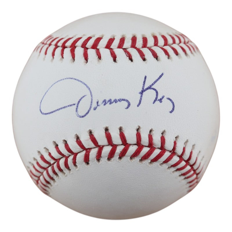 Jimmy Key Blue Jays Yankees Autographed OMLB Baseball JSA COA