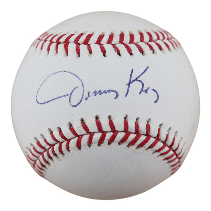 Jimmy Key Blue Jays Yankees Autographed OMLB Baseball JSA COA