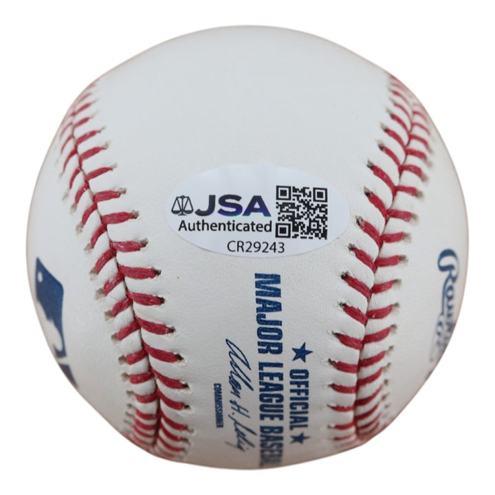 Jimmy Key Blue Jays Yankees Autographed OMLB Baseball JSA COA