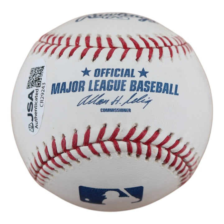 Jimmy Key Blue Jays Yankees Autographed OMLB Baseball JSA COA
