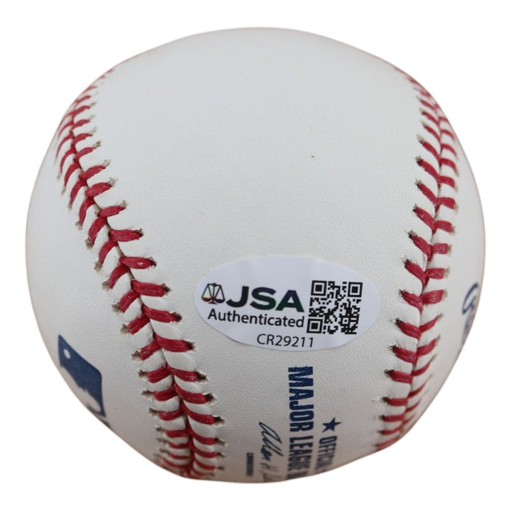 Pat Kelly New York Yankees Autographed OMLB Baseball JSA COA