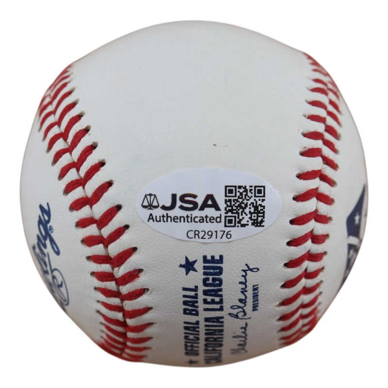Fergie Jenkine Chicago Cubs Autographed Inscribed OCL Baseball JSA COA