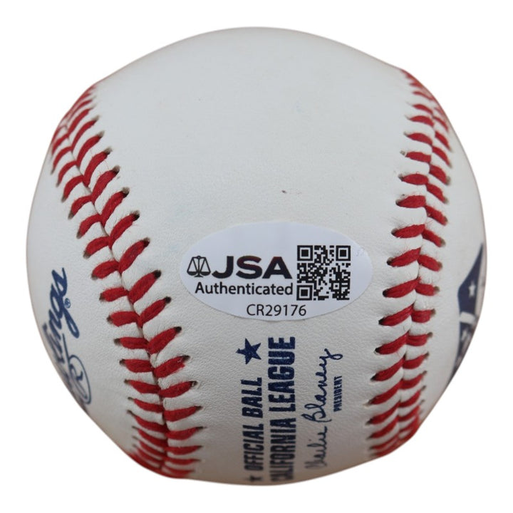 Fergie Jenkine Chicago Cubs Autographed Inscribed OCL Baseball JSA COA