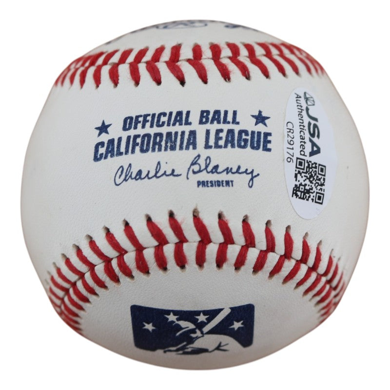 Fergie Jenkine Chicago Cubs Autographed Inscribed OCL Baseball JSA COA