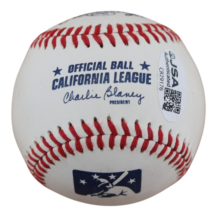 Fergie Jenkine Chicago Cubs Autographed Inscribed OCL Baseball JSA COA
