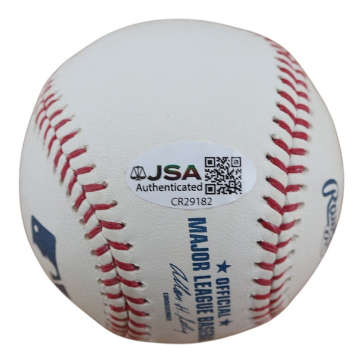 Steve Avery Atlanta Braves Autographed OMLB Baseball JSA COA