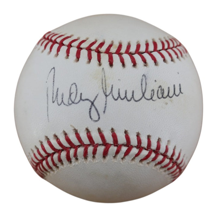 Rudy Giuliani NYC Mayor Autographed OMLB Baseball JSA COA