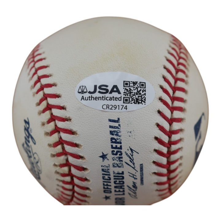 Rudy Giuliani NYC Mayor Autographed OMLB Baseball JSA COA