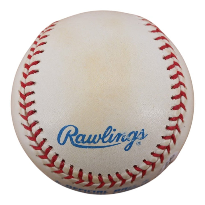 Ralph Houk New York Yankees Autographed Inscribed OAL Baseball JSA COA