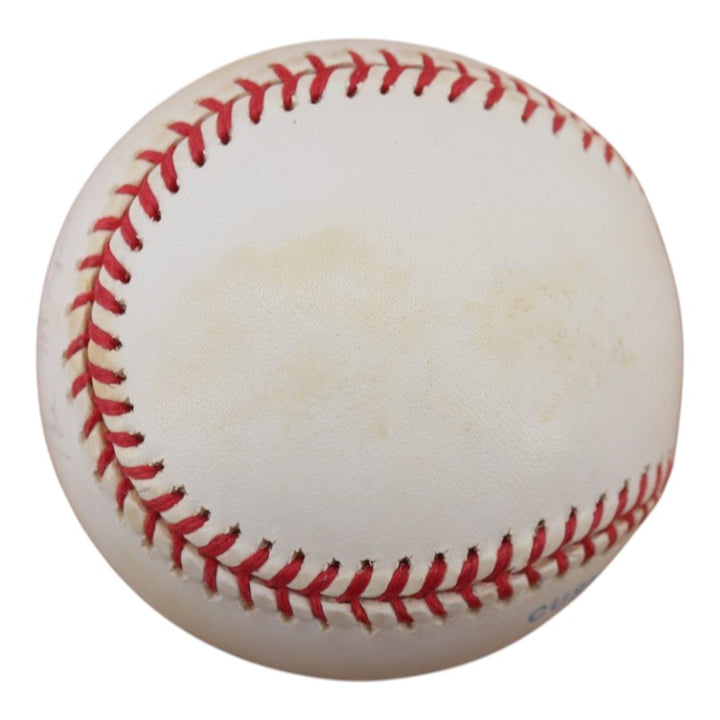 Ralph Houk New York Yankees Autographed Inscribed OAL Baseball JSA COA