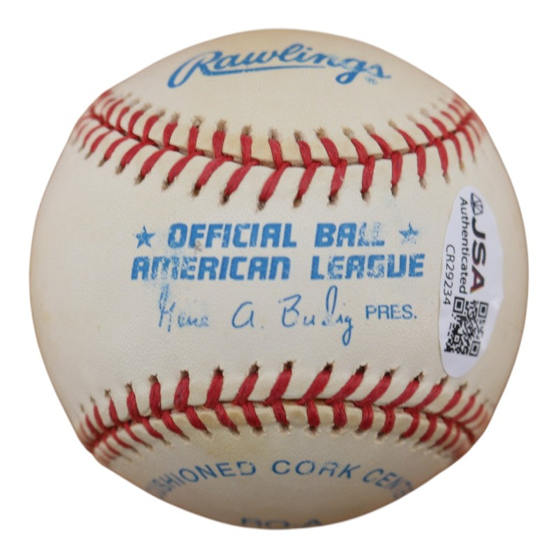 Ralph Houk New York Yankees Autographed Inscribed OAL Baseball JSA COA