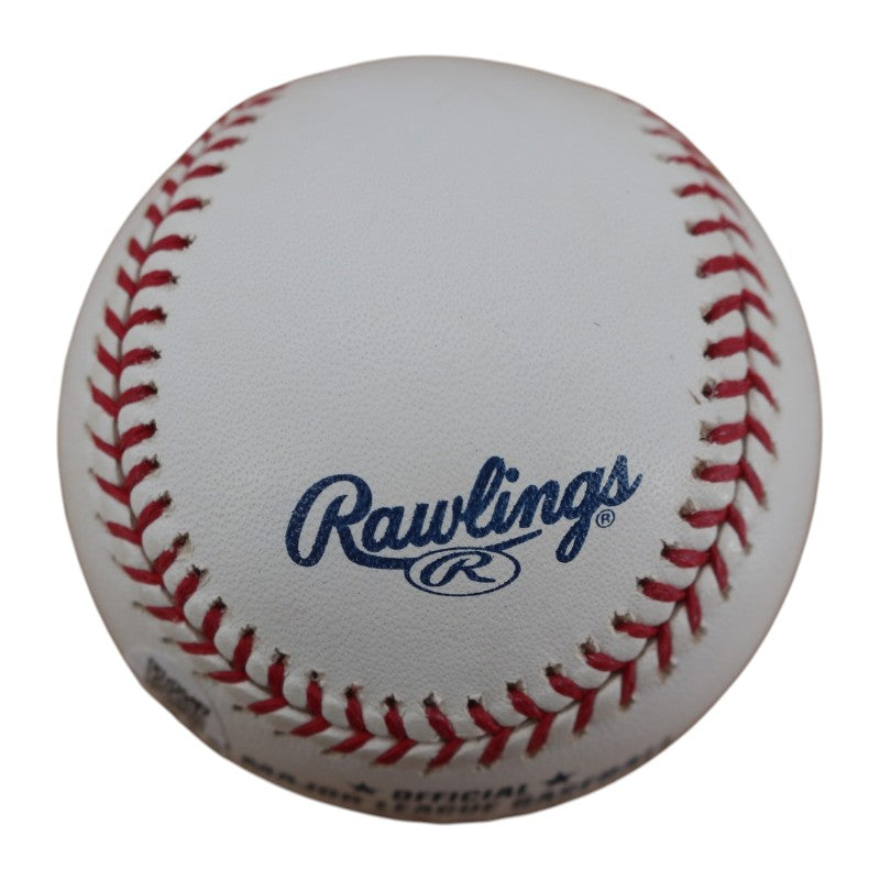 Fritz Peterson New York Yankees Autographed OMLB Baseball JSA COA