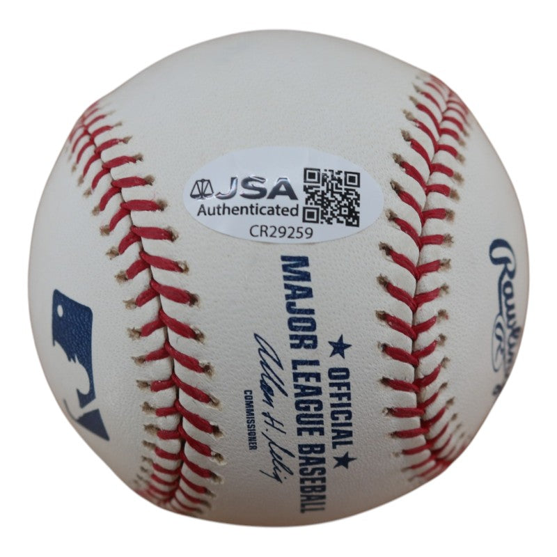 Fritz Peterson New York Yankees Autographed OMLB Baseball JSA COA