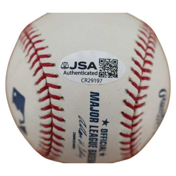 Darryl Strawberry New York Mets Autographed OMLB Baseball JSA COA