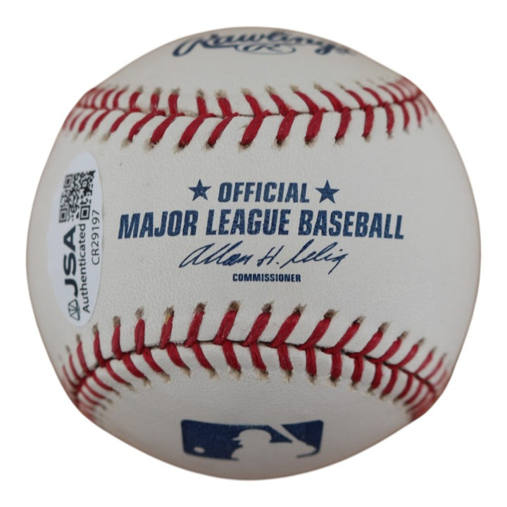 Darryl Strawberry New York Mets Autographed OMLB Baseball JSA COA