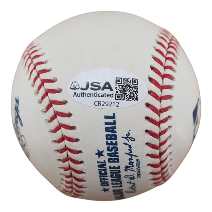 Darryl Strawberry New York Mets Autographed OMLB Baseball JSA COA-2