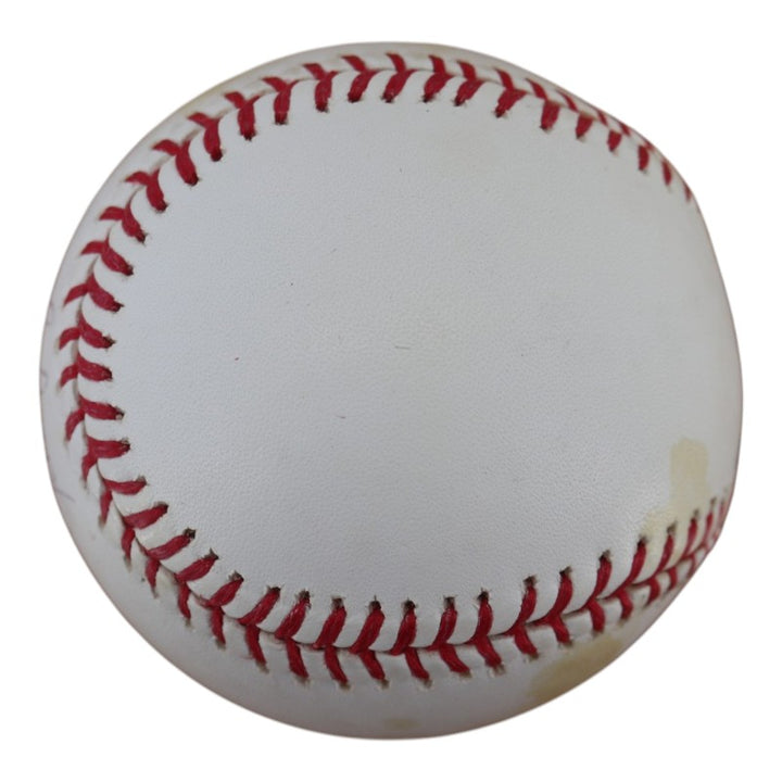 Luis Sojo New York Yankees Autographed OMLB Baseball JSA COA