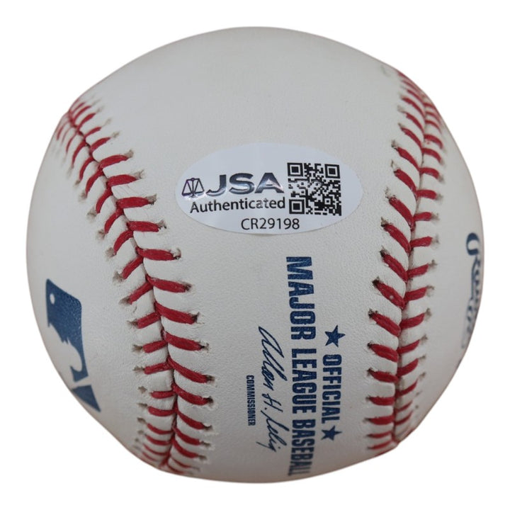Don Larsen New York Yankees Autographed OMLB Baseball JSA COA