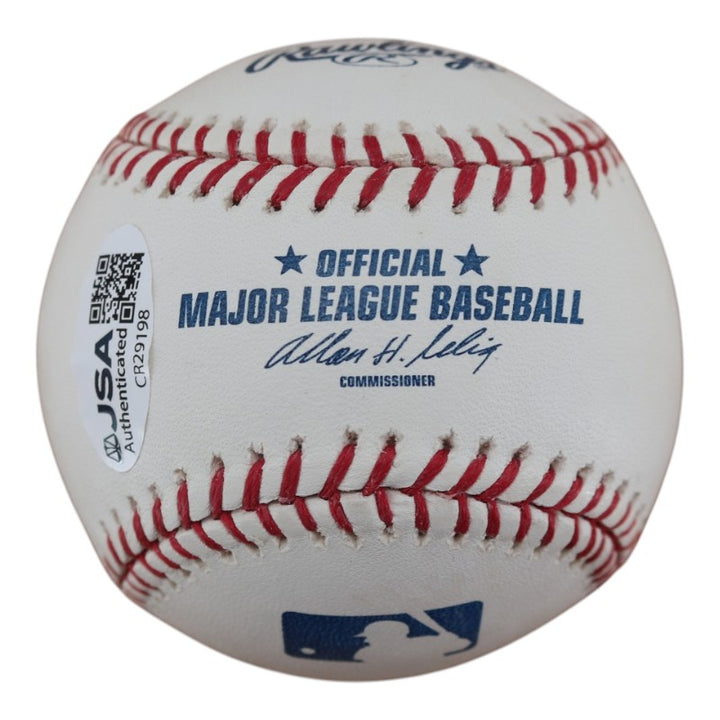 Don Larsen New York Yankees Autographed OMLB Baseball JSA COA